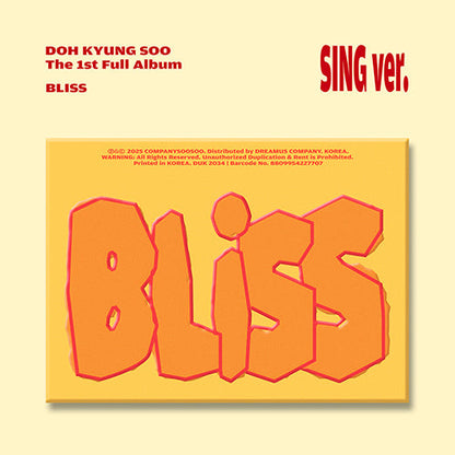 [PRE ORDER] D.O (DOH KYUNG SOO) -  [BLISS] KAEPJJANG SHOP (캡짱 숍)