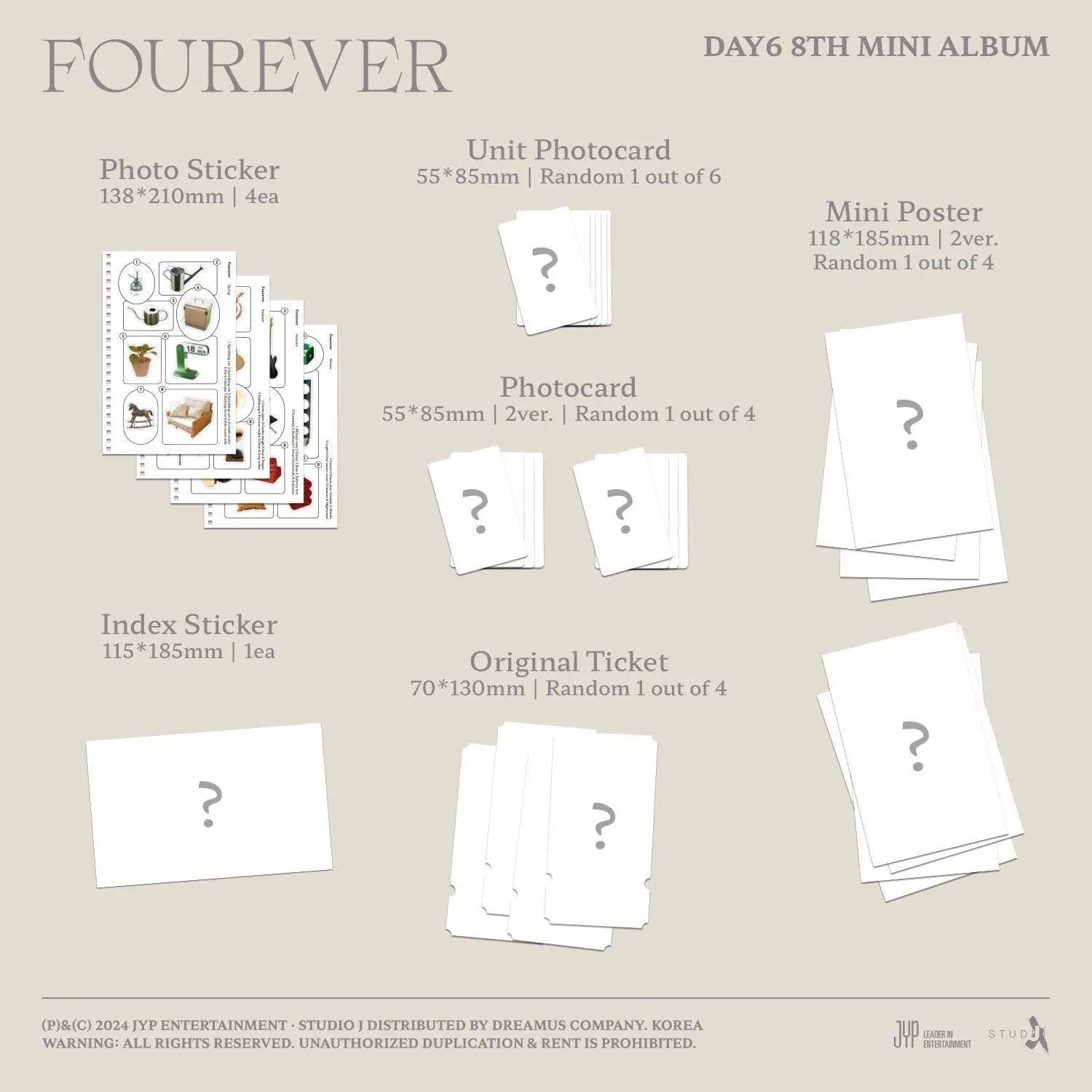 DAY6 - [FOUREVER] - KAEPJJANG SHOP (캡짱 숍)