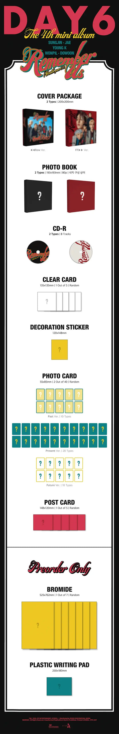 DAY6- [REMEMBER US : YOUTH PART.2] KAEPJJANG SHOP (캡짱 숍)