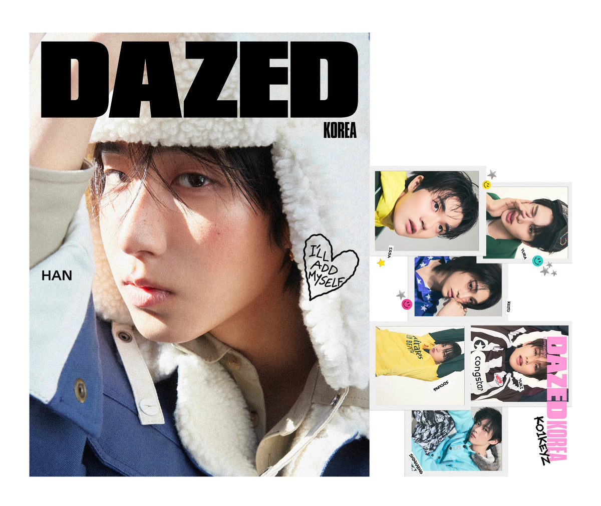 [PRE ORDER] DAZED & CONFUSED  Korea Magazine  (WINTER Edition) (Cover : HAN) DH GLOBAL