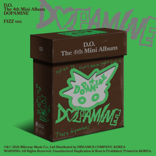 [PRE ORDER] D.O -  [DOPAMINE]  (FIZZ Ver.) KAEPJJANG SHOP (캡짱 숍)
