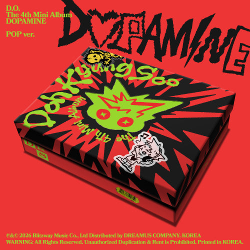 [PRE ORDER] D.O -  [DOPAMINE]  (POP Ver.) KAEPJJANG SHOP (캡짱 숍)