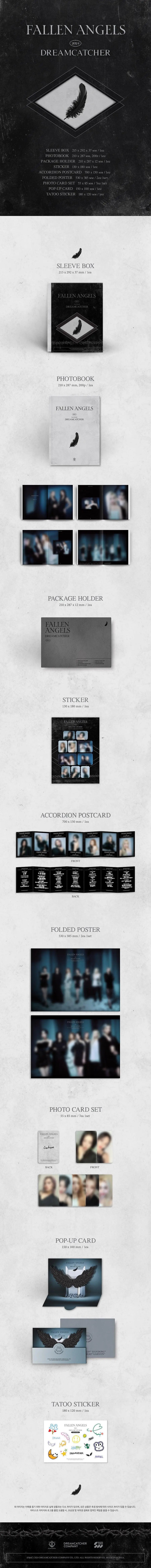 [PRE ORDER] DREAMCATCHER - 2024 OFFICIAL PHOTOBOOK [FALLEN ANGELS] - KAEPJJANG SHOP (캡짱 숍)