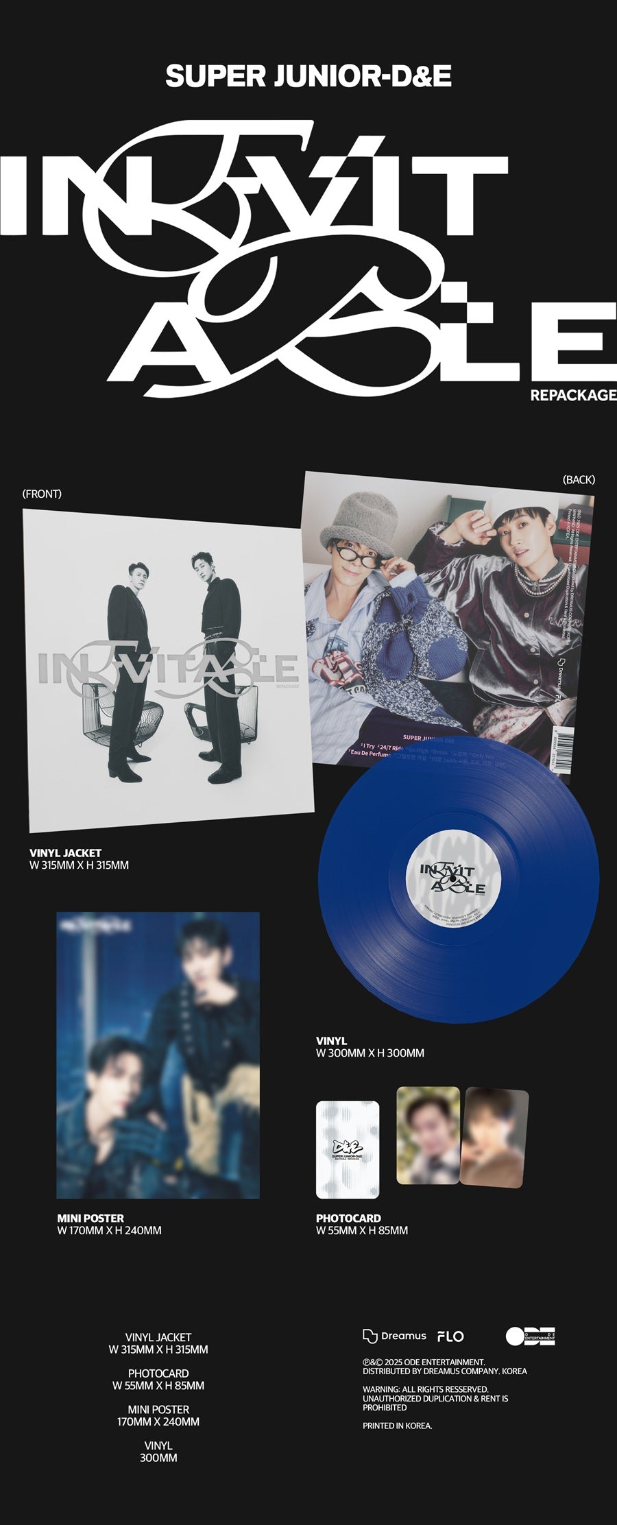 [PRE ORDER] SUPER JUNIOR D&E  - [INEVITABLE] LP