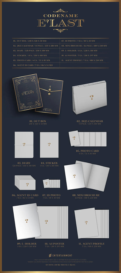 [PRE ORDER] E'LAST - 2025 SEASON’S GREETINGS [CODE NAME : E'LAST]