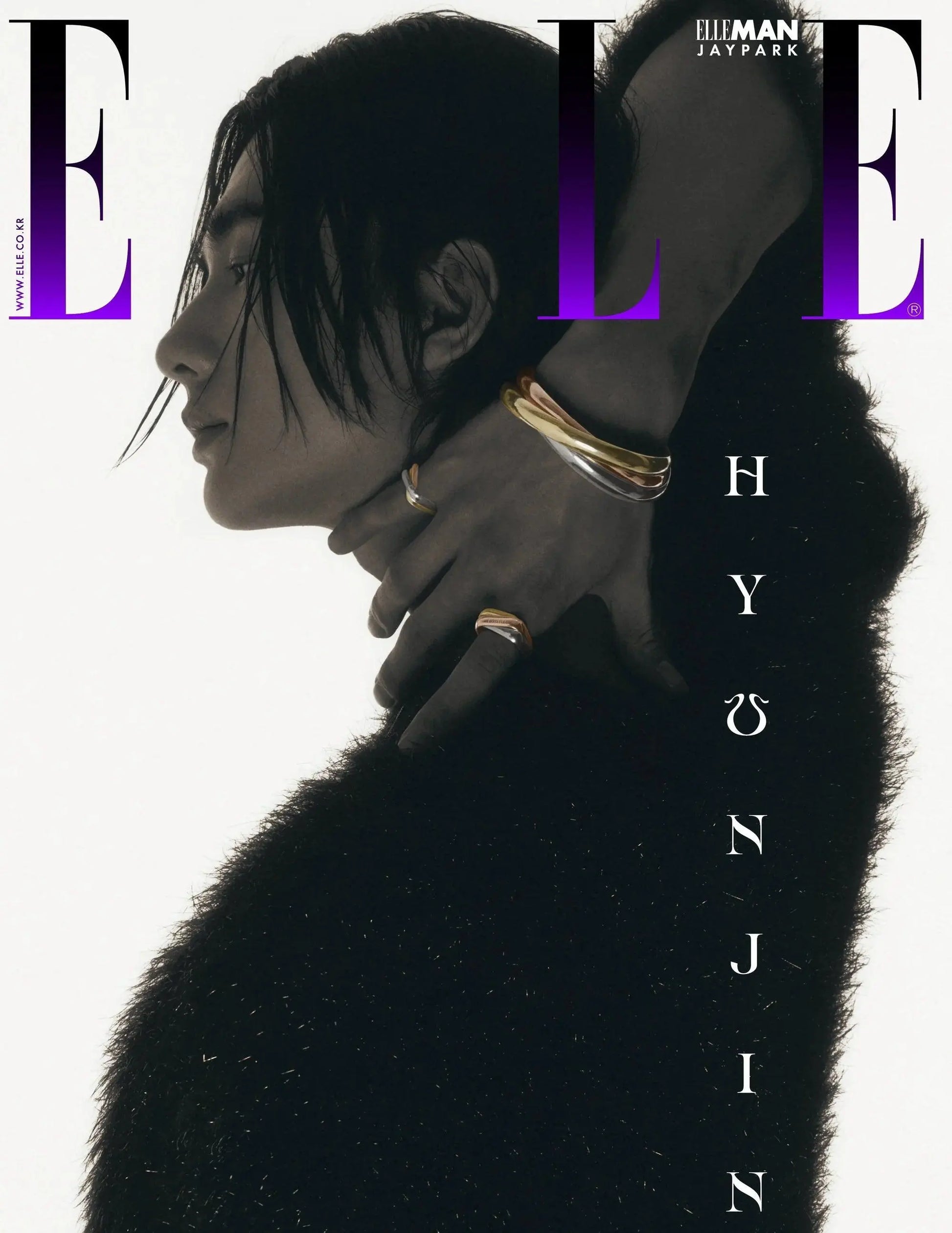 ELLE KOREA MAGAZINE (May Issue) / COVER : HYUNJIN - KAEPJJANG SHOP (캡짱 숍)
