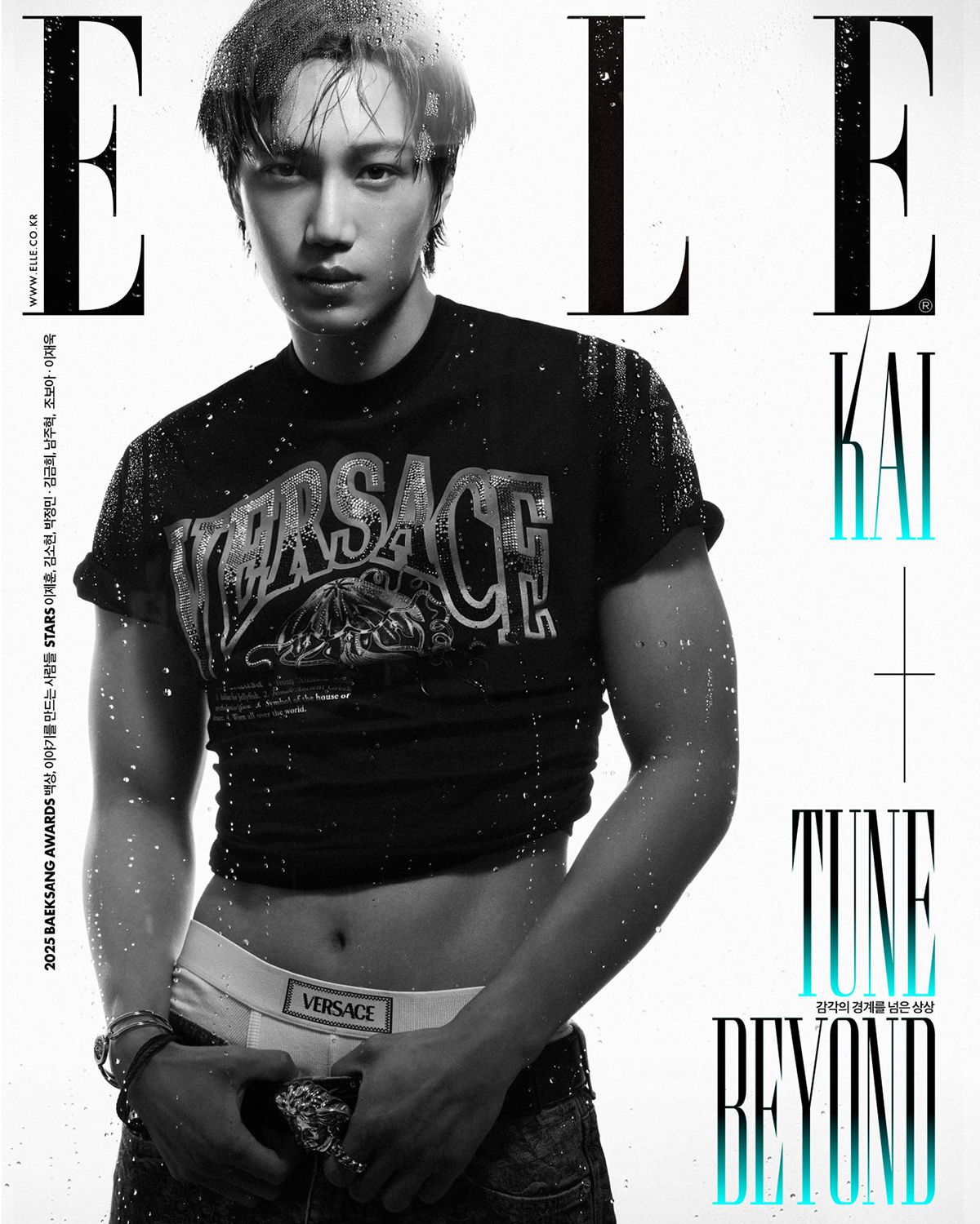 [PRE ORDER] ELLE MAGAZINE (2025 June Issue)  / Cover :  KAI KAEPJJANG SHOP (캡짱 숍)