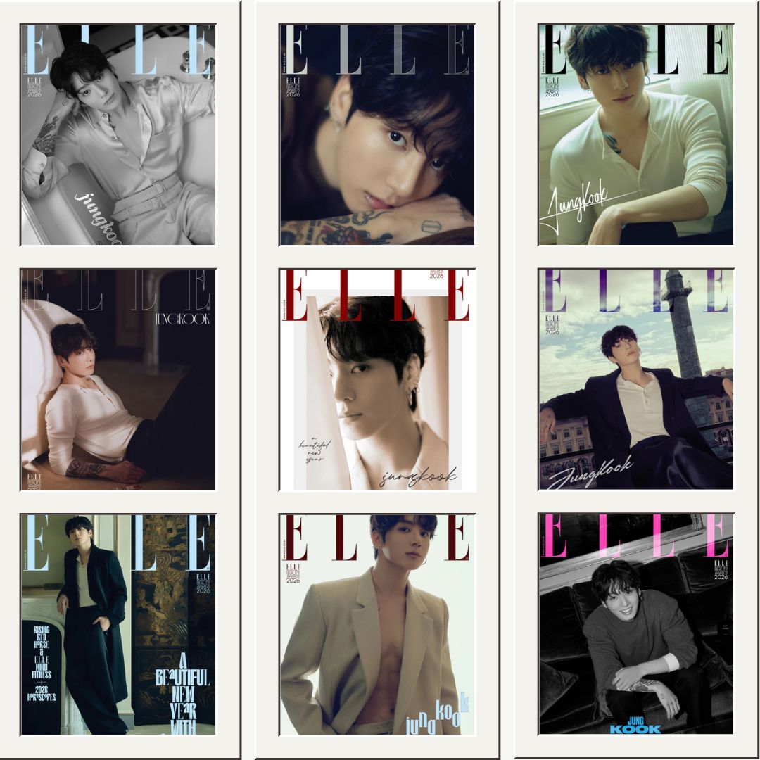 [PRE ORDER] ELLE KOREA Magazine  (2026 JANUARY Issue)   Cover : JUNGKOOK KAEPJJANG SHOP (캡짱 숍)