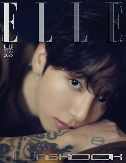 [PRE ORDER] ELLE KOREA Magazine  (2026 JANUARY Issue)   Cover : JUNGKOOK KAEPJJANG SHOP (캡짱 숍)