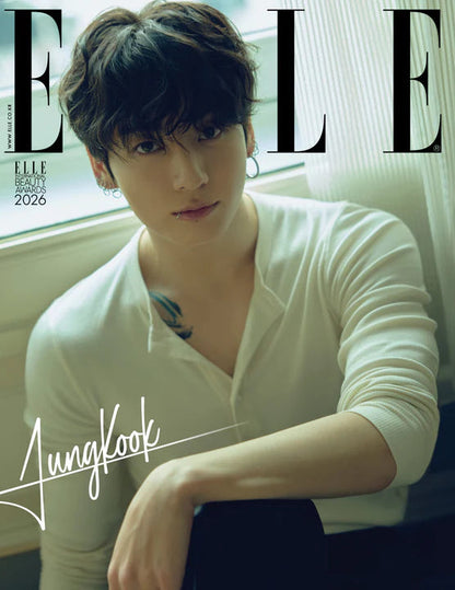 [PRE ORDER] ELLE KOREA Magazine  (2026 JANUARY Issue)   Cover : JUNGKOOK KAEPJJANG SHOP (캡짱 숍)