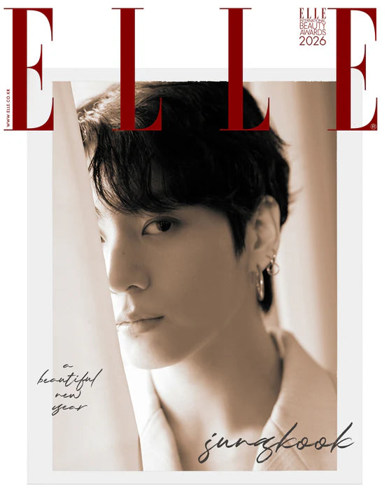 [PRE ORDER] ELLE KOREA Magazine  (2026 JANUARY Issue)   Cover : JUNGKOOK KAEPJJANG SHOP (캡짱 숍)
