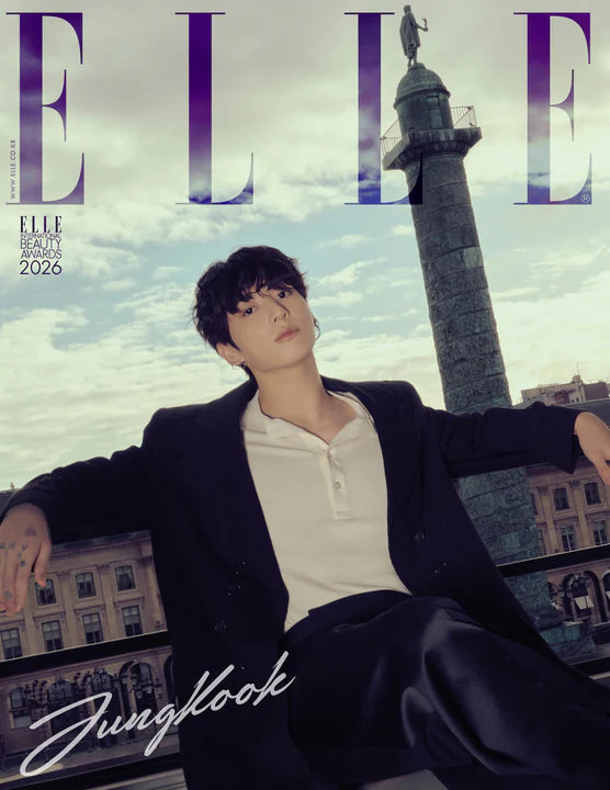 [PRE ORDER] ELLE KOREA Magazine  (2026 JANUARY Issue)   Cover : JUNGKOOK KAEPJJANG SHOP (캡짱 숍)
