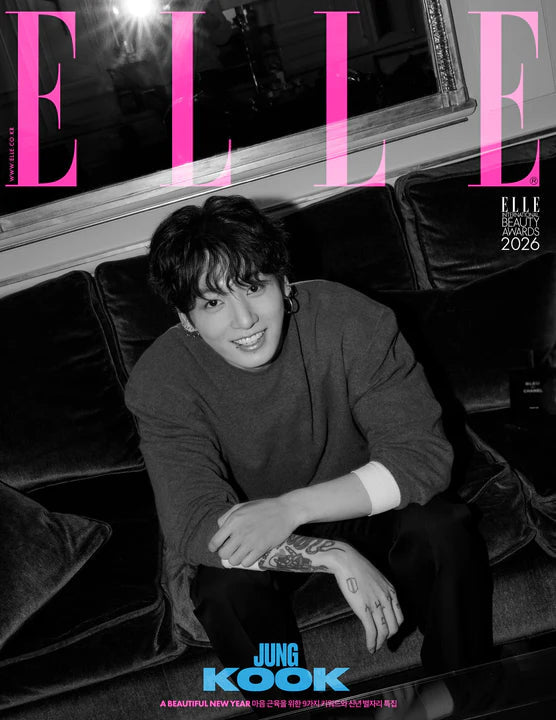 [PRE ORDER] ELLE KOREA Magazine  (2026 JANUARY Issue)   Cover : JUNGKOOK KAEPJJANG SHOP (캡짱 숍)