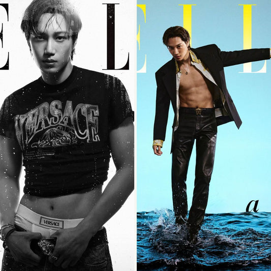 [PRE ORDER] ELLE MAGAZINE (2025 June Issue)  / Cover :  KAI KAEPJJANG SHOP (캡짱 숍)