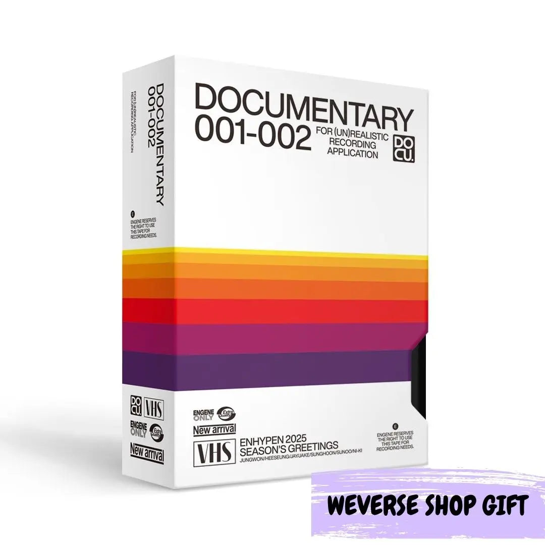 ENHYPEN - 2025 SEASON’S GREETINGS [DOCUMENTARY 001-002] (P.O.B WEVERSE SHOP) KAEPJJANG SHOP (캡짱 숍)