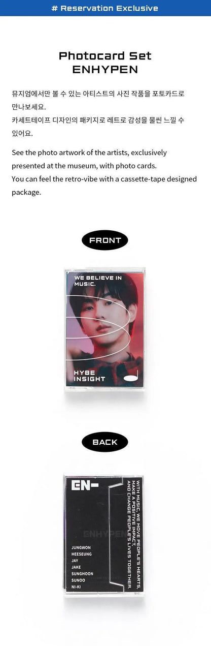 ENHYPEN - HYBE INSIGHT Goods -Photocard Set - KAEPJJANG SHOP (캡짱 숍)