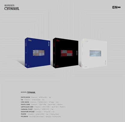 ENHYPEN - Mini Album Vol.2 [ BORDER: CARNIVAL] - KAEPJJANG SHOP (캡짱 숍)