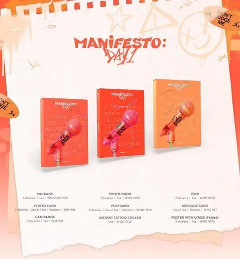 ENHYPEN - Mini Album Vol.3 [MANIFESTO: DAY 1] - KAEPJJANG SHOP (캡짱 숍)