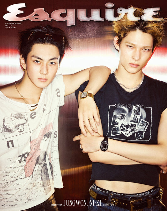 [PRE ORDER] ESQUIRE KOREA Magazine (2026 July Issue) (Cover : NI-KI & JUNGWON) DH GLOBAL