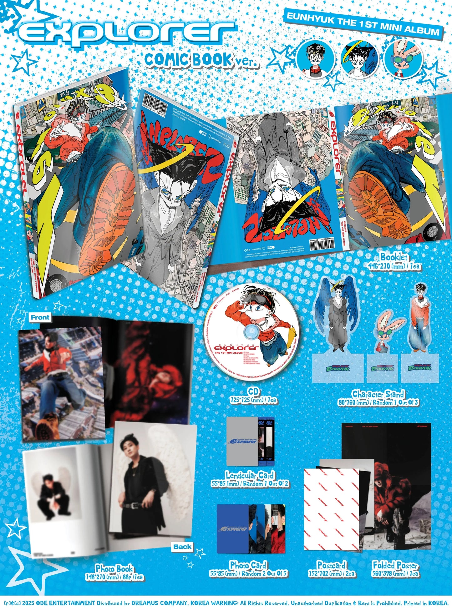 EUNHYUK -  [EXPLORER] (Comic Book Ver.) KAEPJJANG SHOP (캡짱 숍)