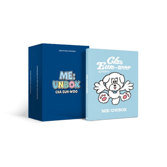 [PRE ORDER] CHA EUNWOO - [ME : UNBOX] Photobook KAEPJJANG SHOP (캡짱 숍)
