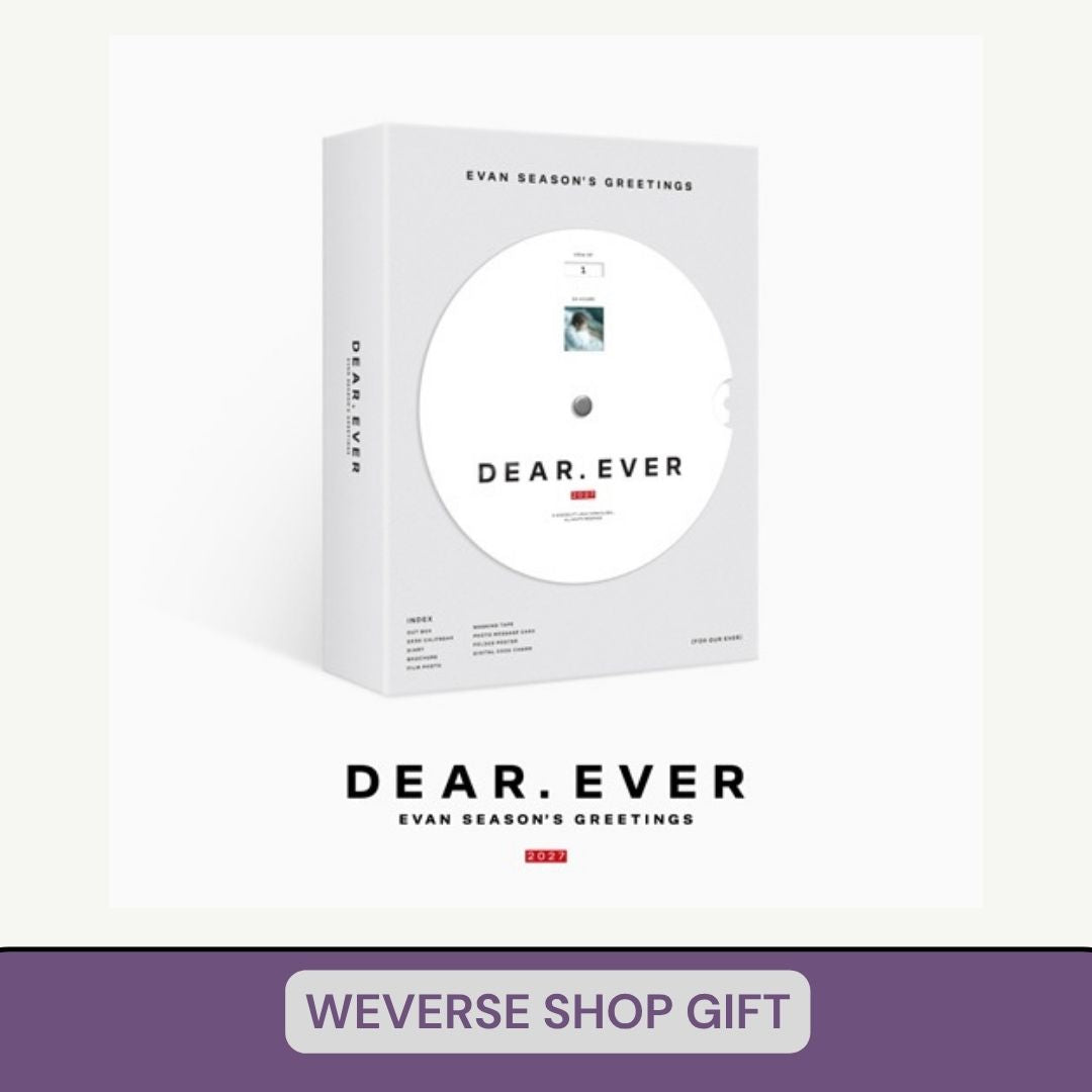 [PRE ORDER] EVAN -  2027 SEASON’S GREETINGS [DEAR. EVER] (P.O.B WEVERSE SHOP) DH GLOBAL