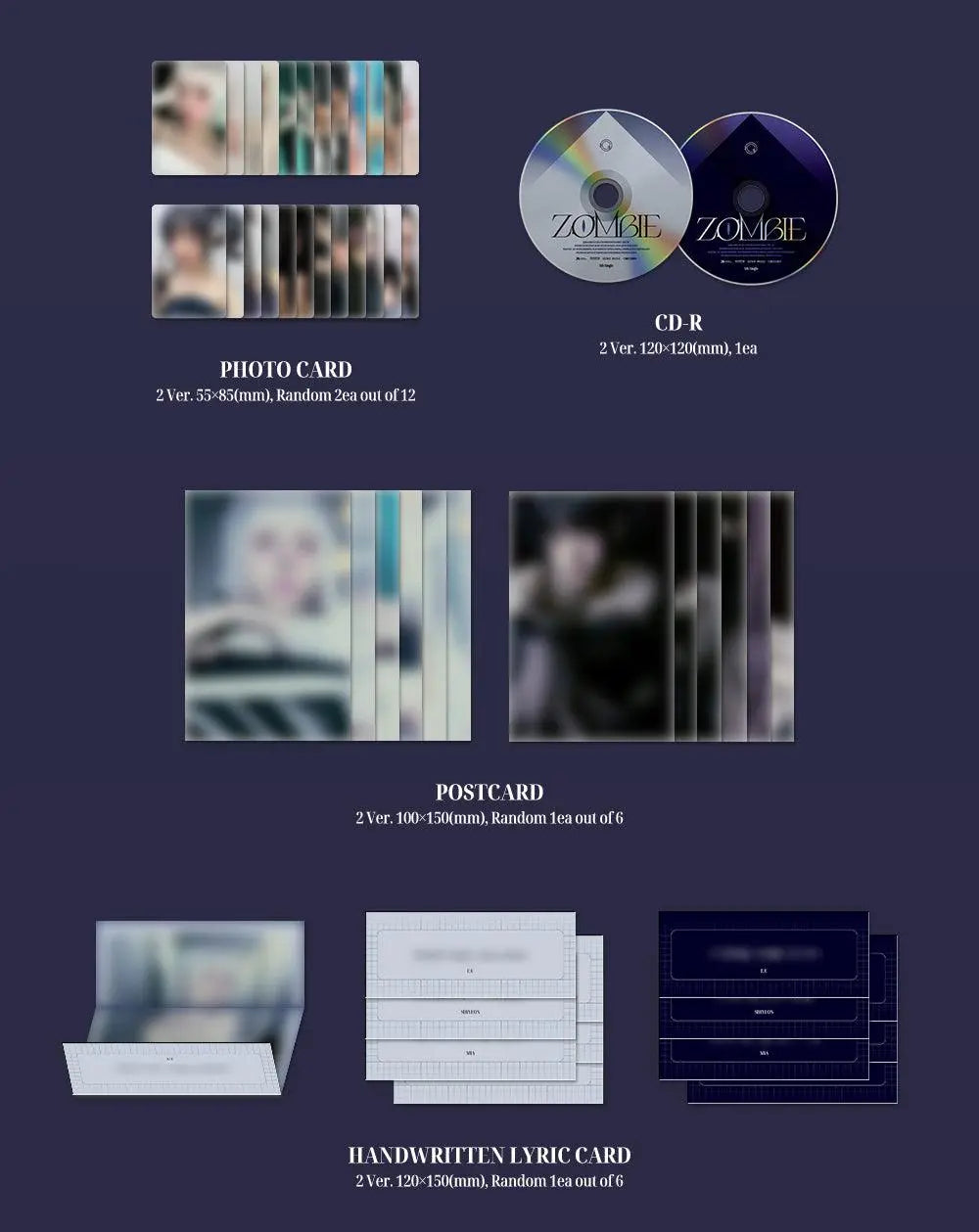 EVERGLOW- [ZOMBIE] - KAEPJJANG SHOP (캡짱 숍)