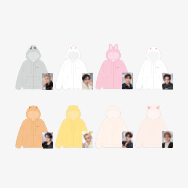 [PRE ORDER] STRAY KIDS  - [RUN IT WORLD TOUR IN SEOUL]  (Official MD)  SKZOO FLEECE HOOD ZIP UP DH GLOBAL