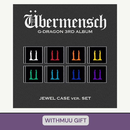 [PRE ORDER] G-DRAGON - [UBERMENSCH] (Jewel Case Ver.) (P.O.B WITHMUU)