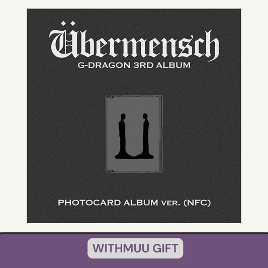 [PRE ORDER] G-DRAGON - [UBERMENSCH] (Photocard Album Ver.) (P.O.B WITHMUU)