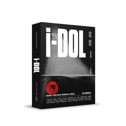 (G)I-DLE- 2024 (G)I-DLE WORLD TOUR [i-DOL] IN SEOUL  (BLU RAY Ver.) KAEPJJANG SHOP (캡짱 숍)