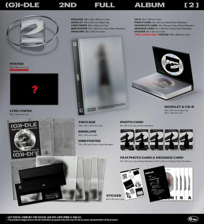 (G)I-DLE - Album Vol.02 [2] - KAEPJJANG SHOP (캡짱 숍)