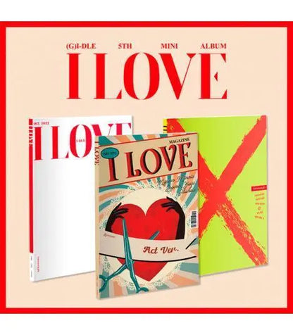 (G)I-DLE - Mini Album Vol. 5 - [I LOVE] - KAEPJJANG SHOP (캡짱 숍)