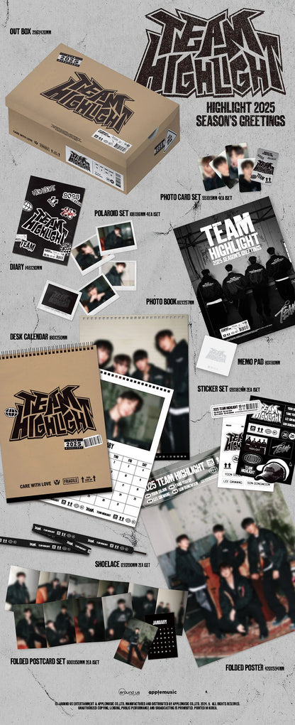 [PRE ORDER] HIGHLIGHT - 2025 SEASON’S GREETINGS [TEAM VER.]