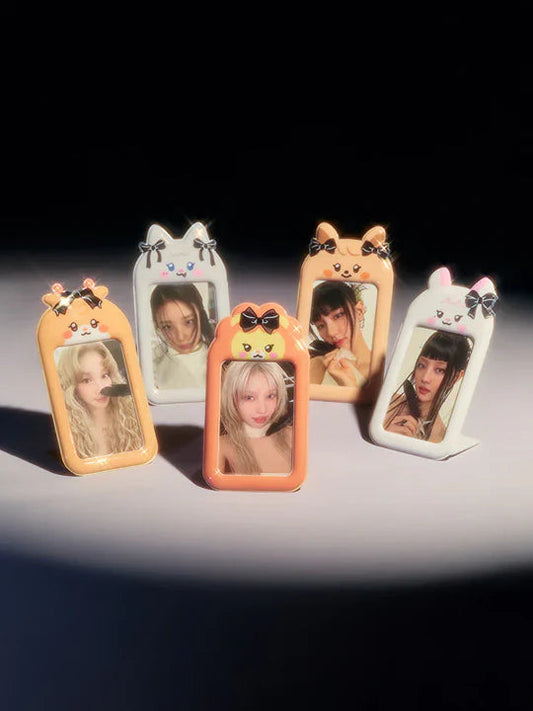 [PRE ORDER] I-DLE- [WE ARE] (Official MD)  PVC PHOTOCARD HOLDER STAND KAEPJJANG SHOP (캡짱 숍)