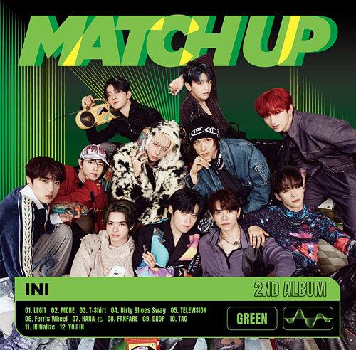 INI - [Match Up] (Regular Ver.) (Green Ver) - KAEPJJANG SHOP (캡짱 숍)