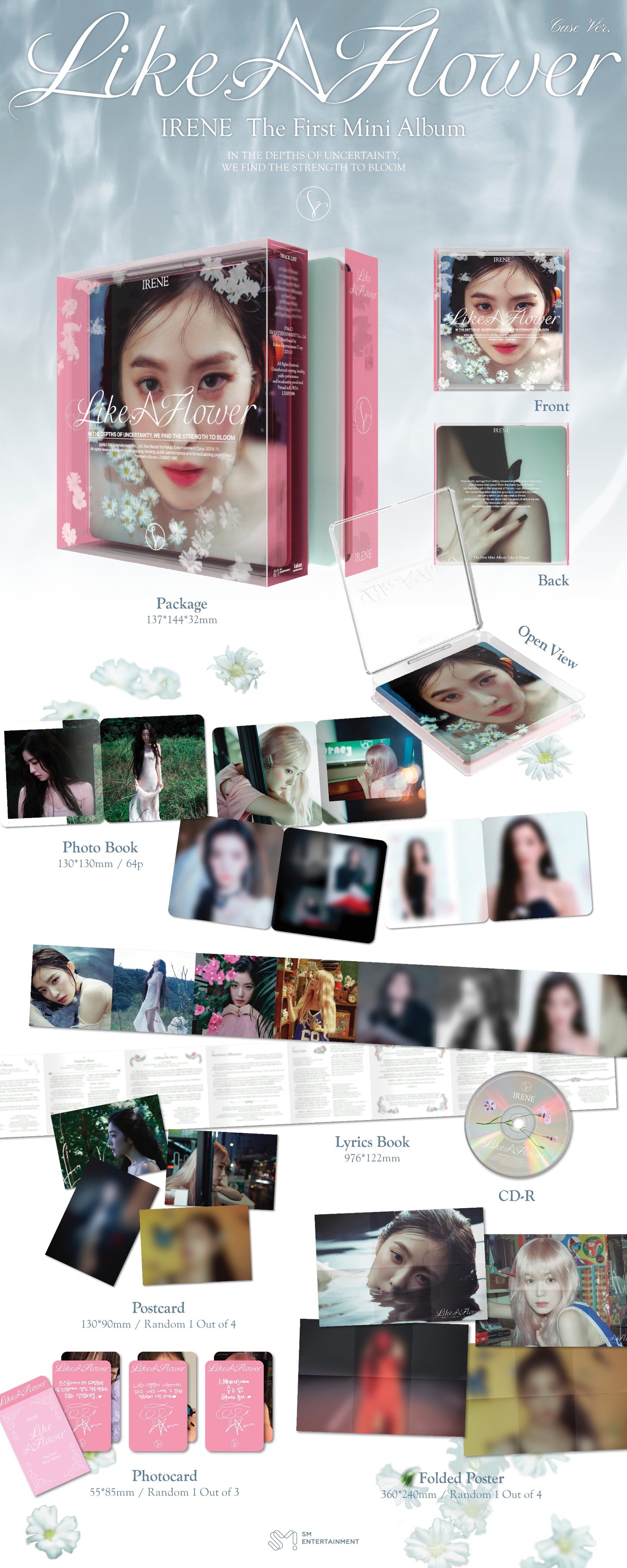 [PRE ORDER] IRENE - [LIKE A FLOWER] (Case Ver.)