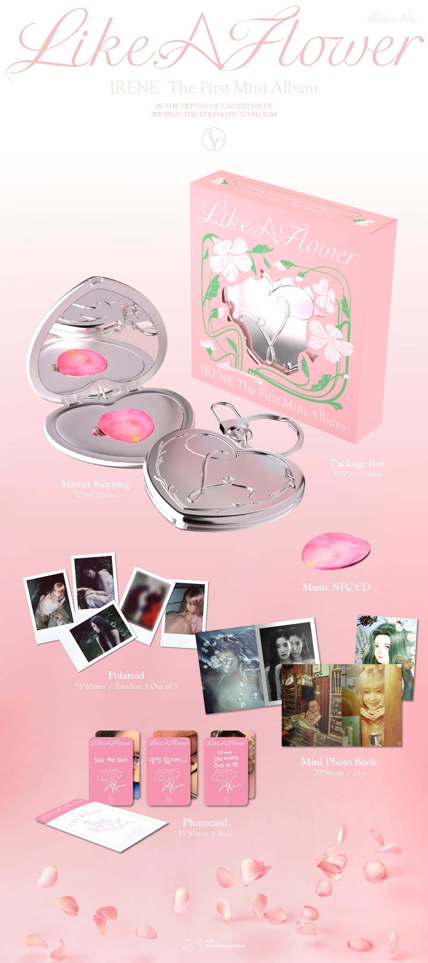 [PRE ORDER] IRENE - [LIKE A FLOWER] (Mirror Ver.)