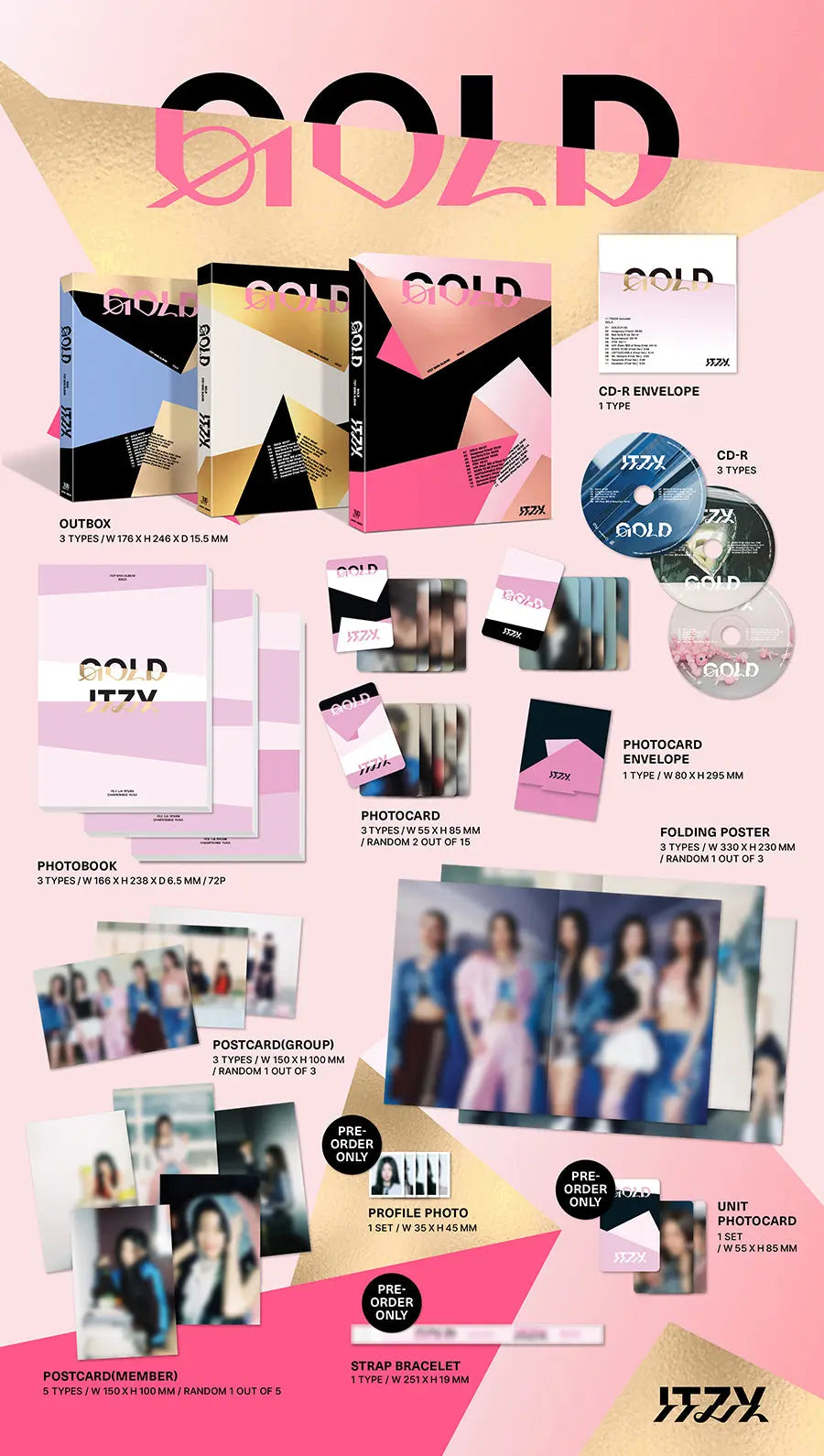 ITZY - [GOLD] KAEPJJANG SHOP (캡짱 숍)