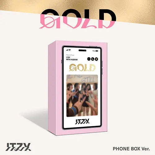 ITZY - [GOLD]  (PHONE BOX Ver. ) KAEPJJANG SHOP (캡짱 숍)