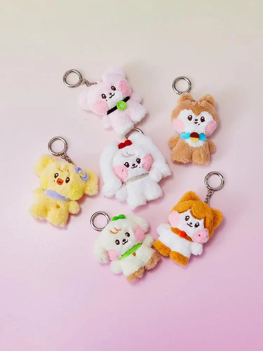 IVE - MINIVE- MINI MININI ( Official MD) PLUSH KEYRING - KAEPJJANG SHOP (캡짱 숍)