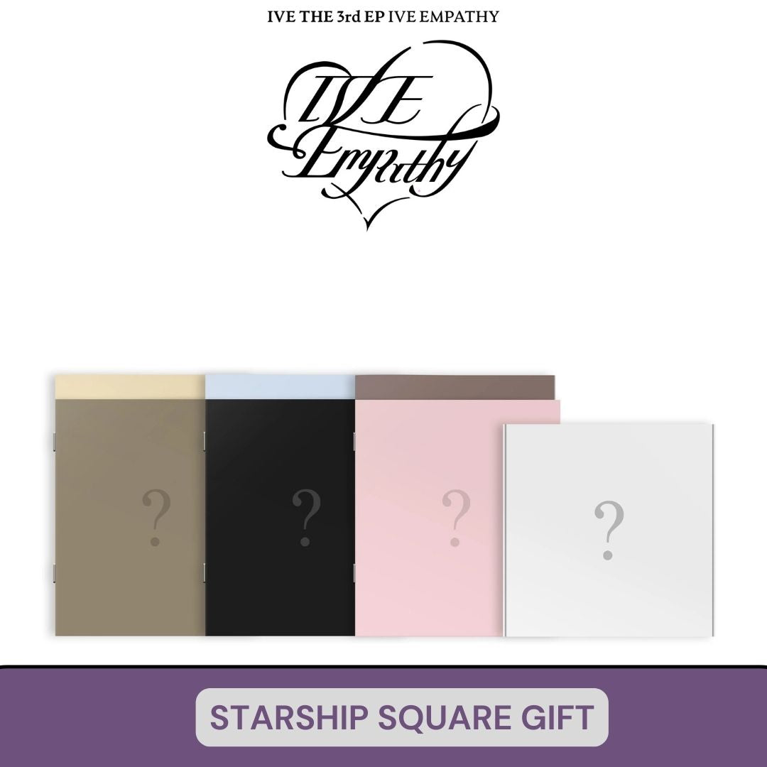 [PRE ORDER] IVE - [IVE EMPATHY]. STANDARD SET + LOVED IVE﻿ (P.OB STARSHIP SQUARE GIFT)