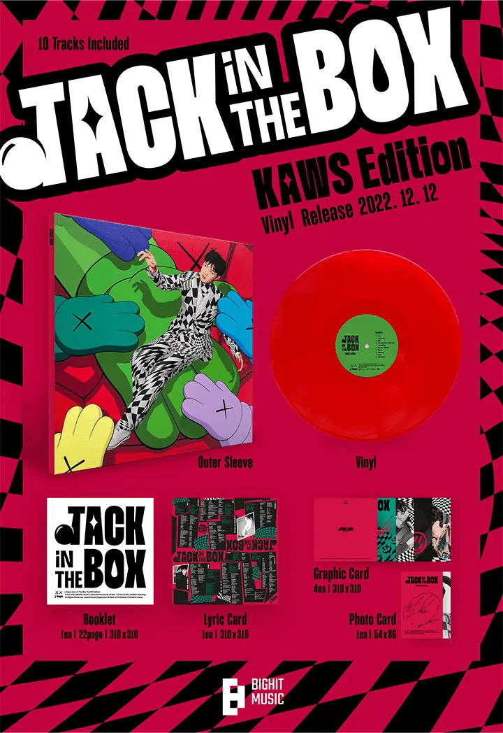 J-HOPE (BTS) - 1st Solo Album Vol.1 [Jack In The Box] [Limited Edition LP] - KAEPJJANG SHOP (캡짱 숍)