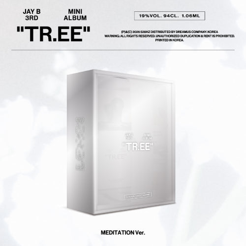 [PRE ORDER] JAY.B - [TR.EE]   (MEDITATION Ver.) KAEPJJANG SHOP (캡짱 숍)