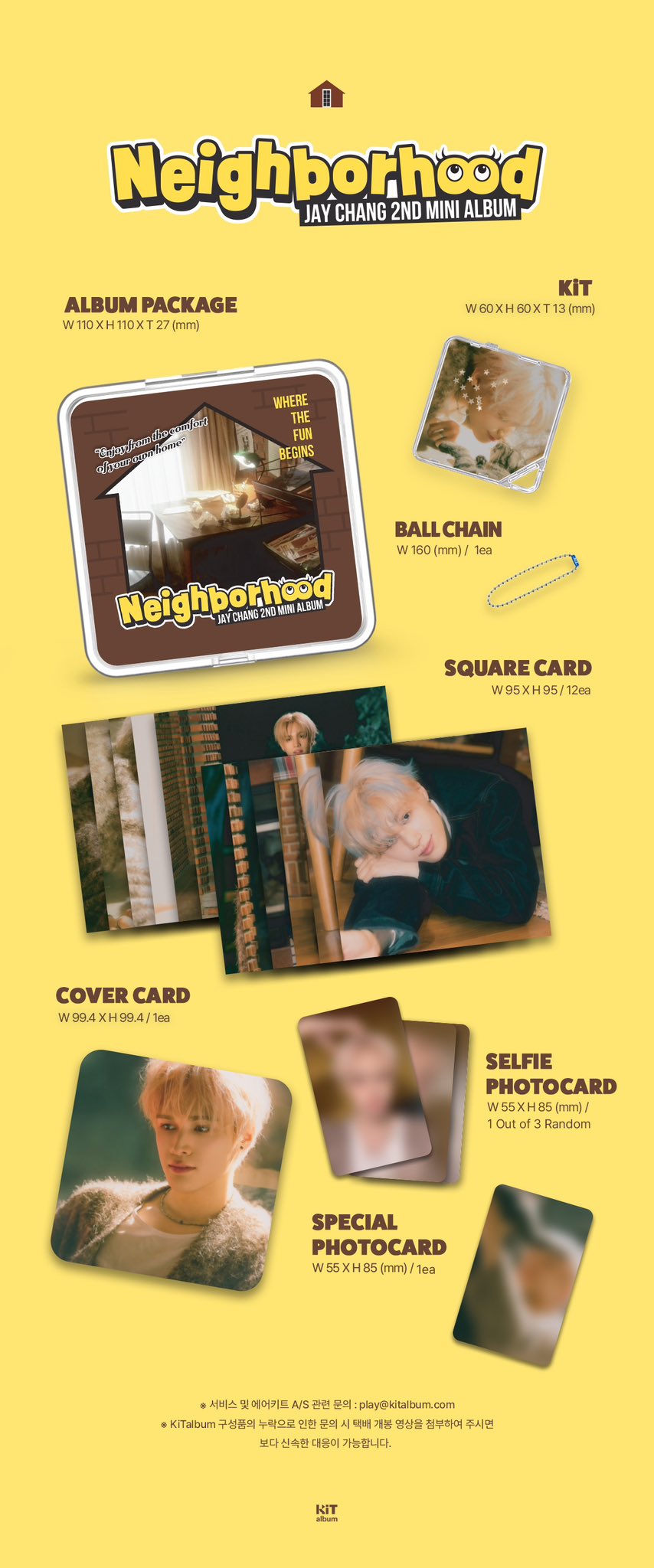 [PRE ORDER] JAY CHANG - [NEIGHBORHOOD] (Air-KIT Ver.) 