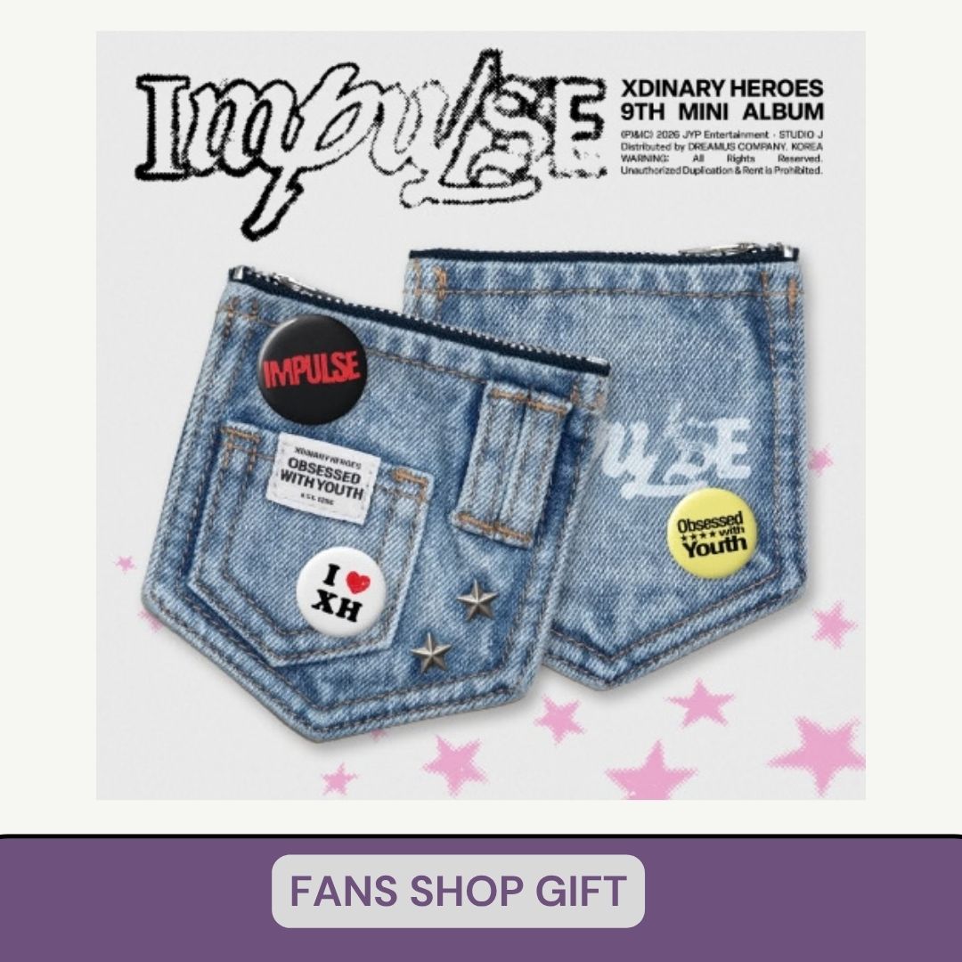 [PRE ORDER] XDINARY HEROES -  [IMPULSE]  (DENIM POUCH Ver.) (P.O.B JYP/FANS SHOP) DH GLOBAL