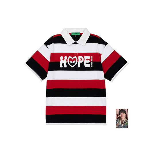 [PRE ORDER] J-HOPE -[HOPE ON THE STAGE- FINAL]  (Official MD)  STRIPE PK T_SHIRT KAEPJJANG SHOP (캡짱 숍)