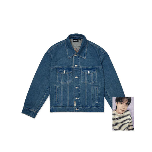 [PRE ORDER] JIN -[RUNSEOKJIN]  (Official MD)  DENIM JACKET KAEPJJANG SHOP (캡짱 숍)