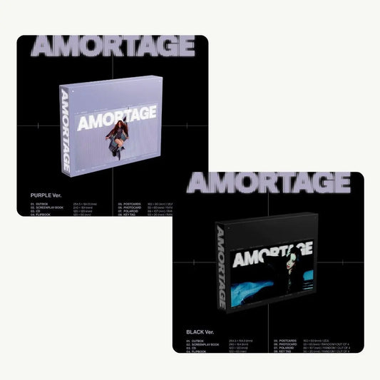 JISOO - [AMORTAGE] (Exclusive Edition) KAEPJJANG SHOP (캡짱 숍)