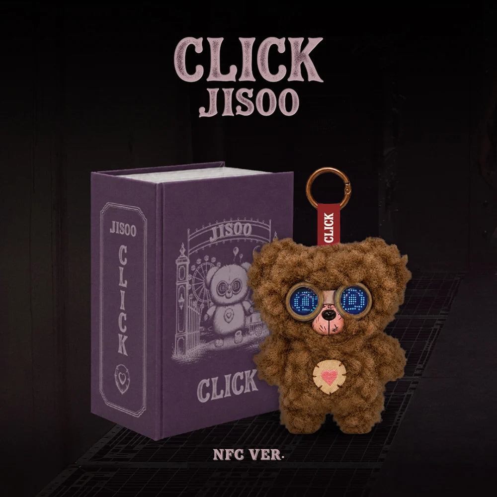 [PRE ORDER] JISOO -  [CLICK]  (CLICK BABY BEAR NFC Ver.) DH GLOBAL